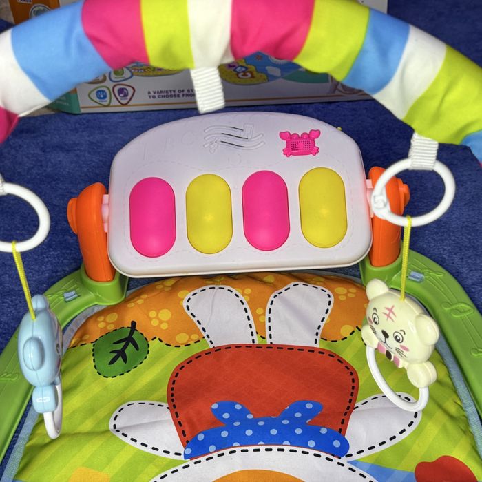 Дитячий музичний розвивальний килимок із дугою Happy Carpet