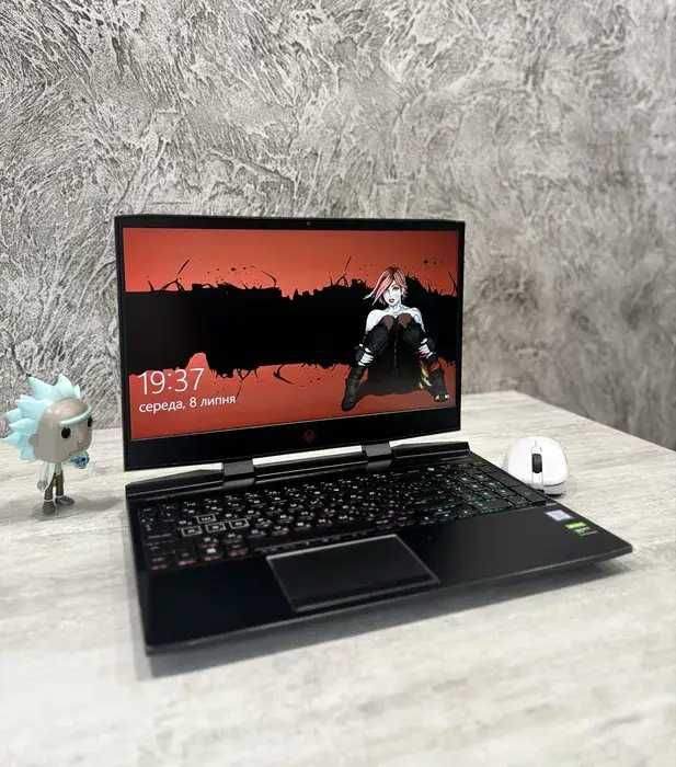 Ігровий Ноутбук HP OMEN / NVIDIA GTX 1650 / intel i5-9300H / DDR4 16GB / SSD m.2 NVMe 512