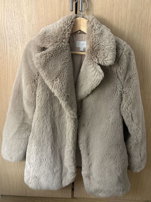 Casaco de pêlo Beje Springfield