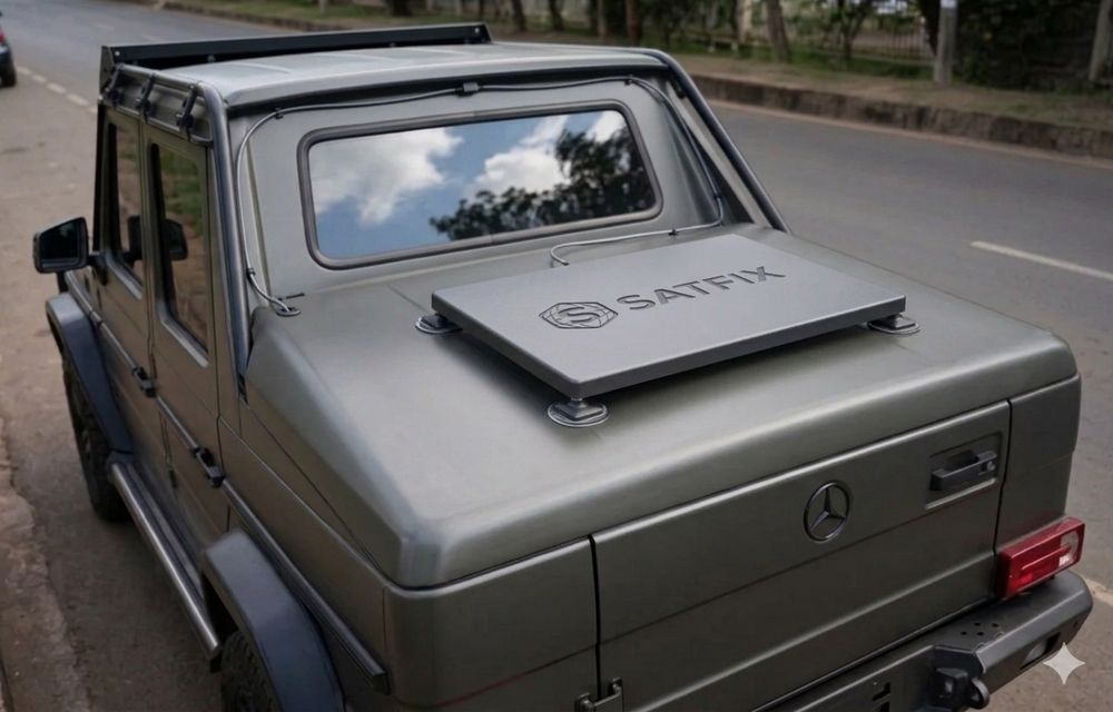 Корпус SATFIX G3KIT для встановлення Starlink Gen3 Standard 4X на авто