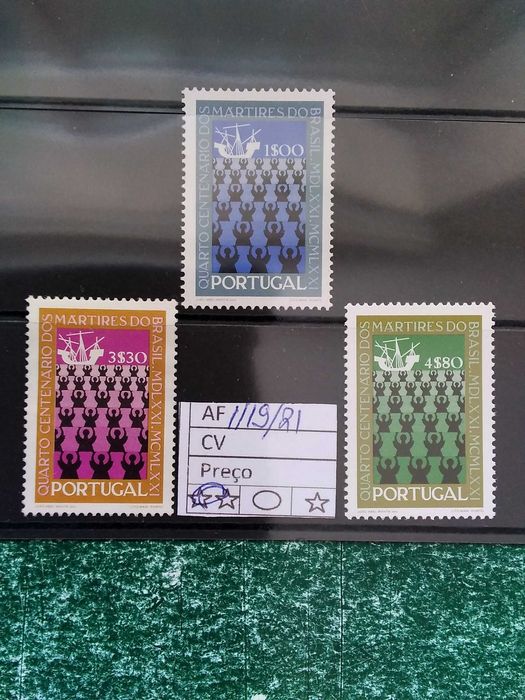 1971 4° Centenário Dos Mártires Do Brazil MNH **