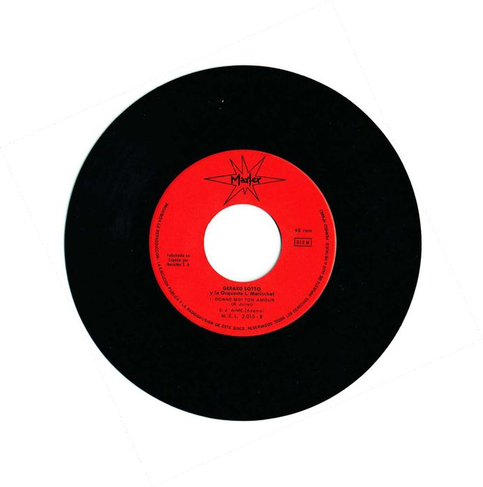 Gerard Sotto ‎– Mon Coeur D'Attache / Mes Mains Sur Tes Hanches + 2