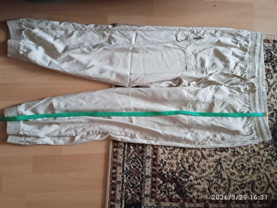 Spodnie damskie  ze sciągaczem rozciąganie na sznurku modne