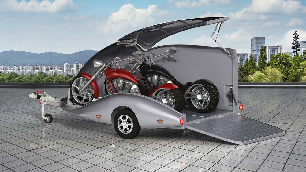 Причіп/причеп для мотоцикла BIG AERO LORGANO- Pragmatec 1800 кг