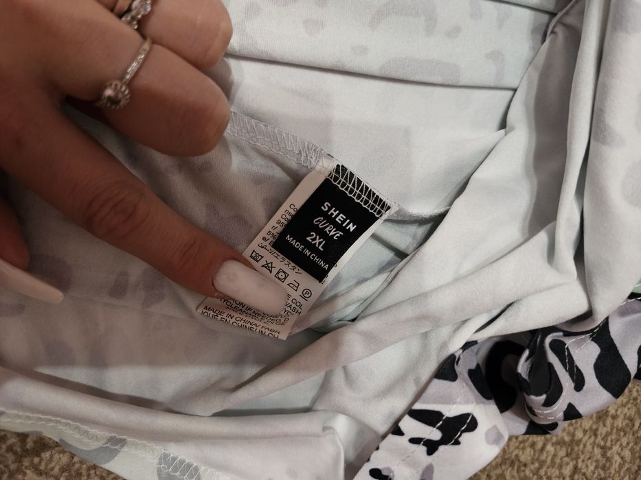 Bluzka na ramiączkach lampart XXL