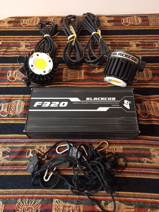 Iluminação cultivo Led Black cob