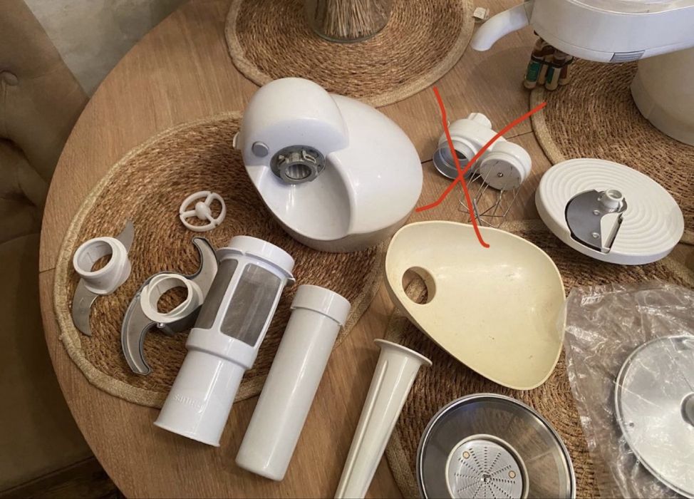 Запчасти на комбайн Philips Hr7768