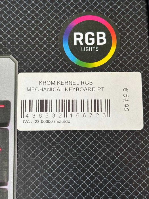 Teclado gamer KROM KERNEL
