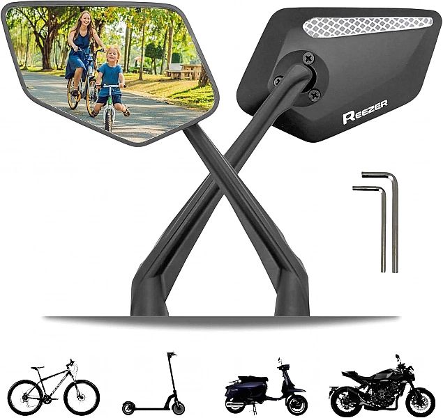 Lusterko Rowerowe, Hulajnogi Elektrycznej, Skutera Prawe, Lewe REEZER