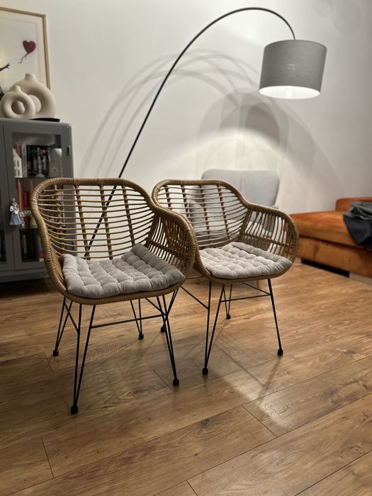 Krzesło ogrodowe technorattanowe (2szt)