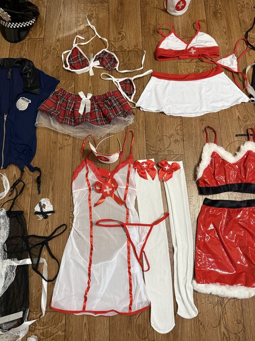 Рольові ігри еротична білизна медсестра школярка покоївка полиція