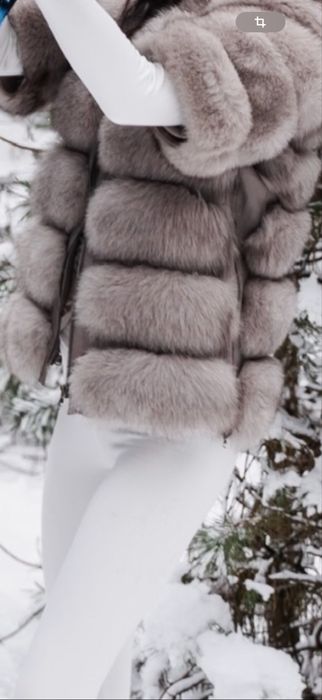 Полушубок из песца ,идеальное состояние