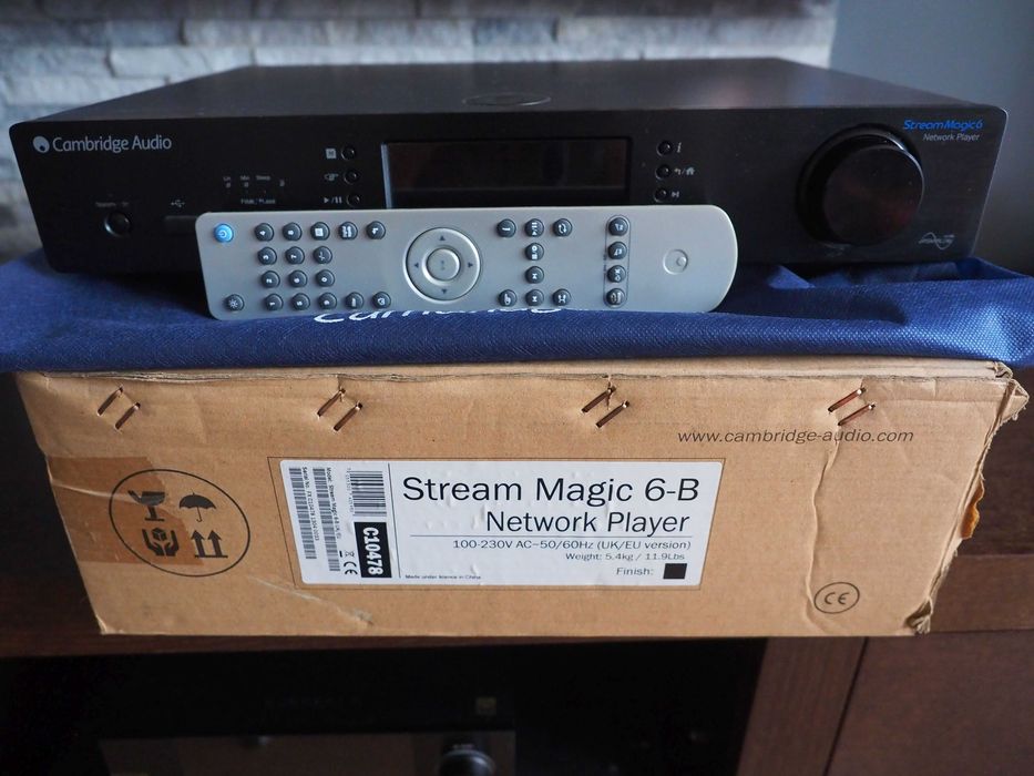 Cambridge Audio Stream Magic 6 DAC odtwarzacz sieciowy WM8740 Spotify