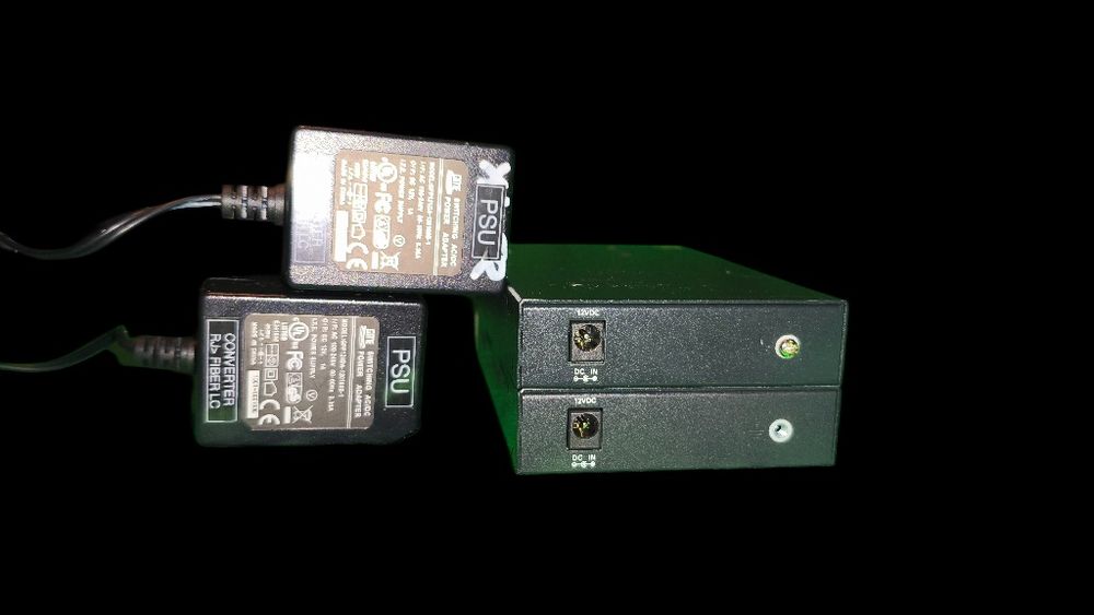 Conversor RJ45  Fibra