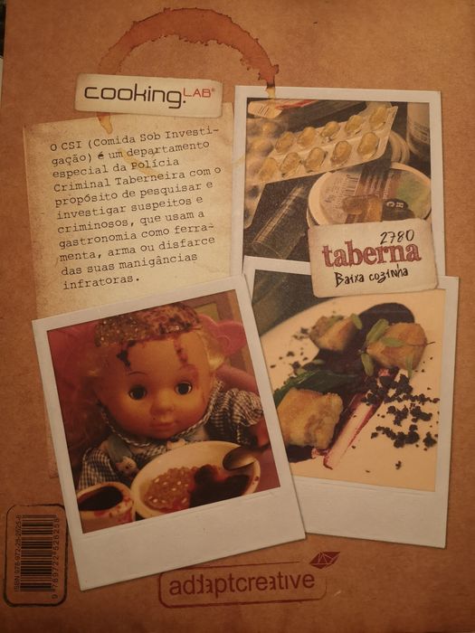 Livro culinária CSI