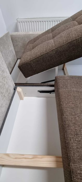 Narożnik rogówka sofa wypoczynkowa spanie