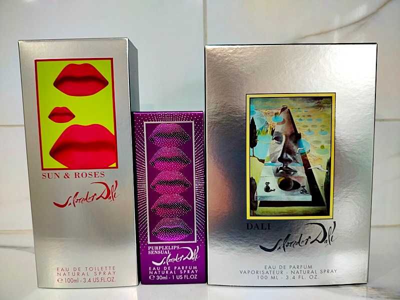 Salvador Dali purplelips purplelips sensual dali sun&roses zestaw
