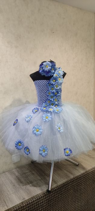 Плаття  для дівчинки ромашка та незабутка