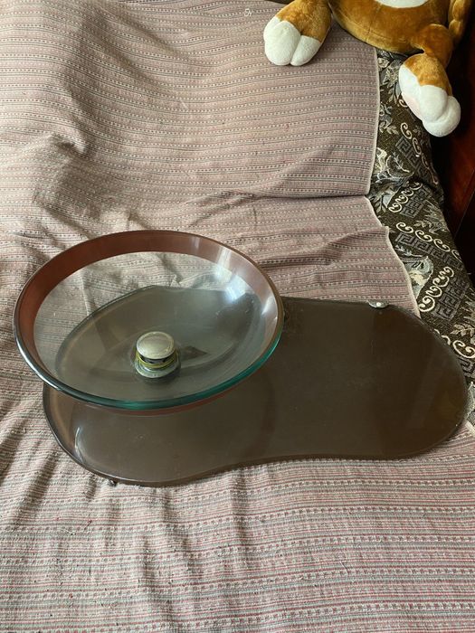 Скляна раковина з стільницею