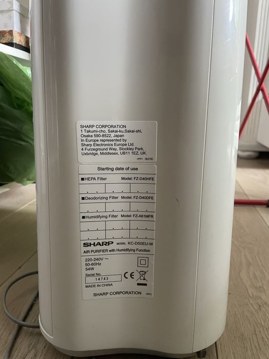 Oczyszczacz powiwtrza Sharp