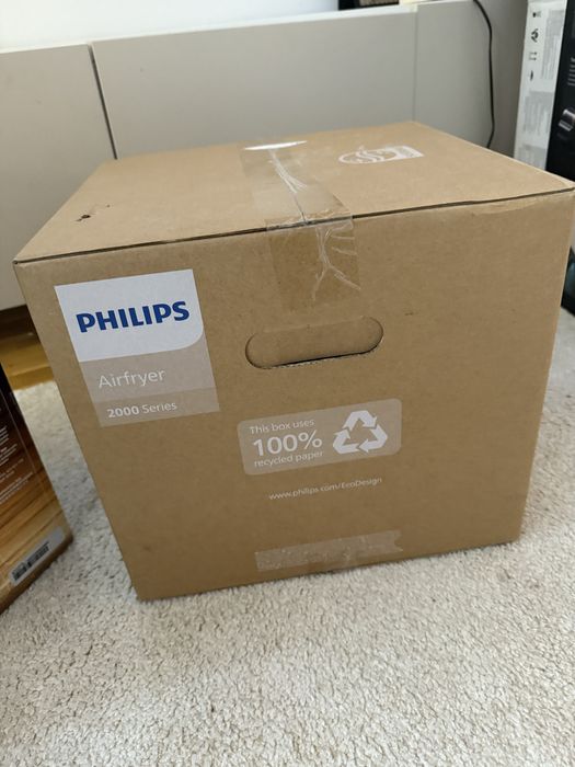 PHILIPS airfryer 2000 NA23100  6,2L duze komory nowy zaplombowany