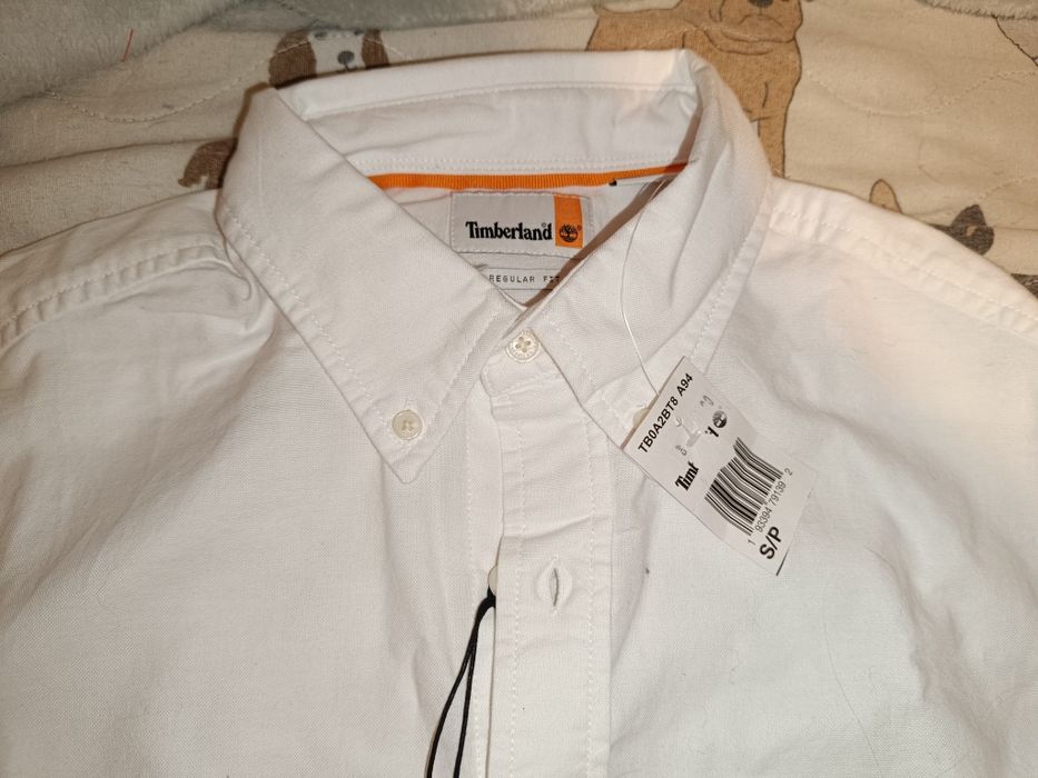Biała koszula męska Timberland S