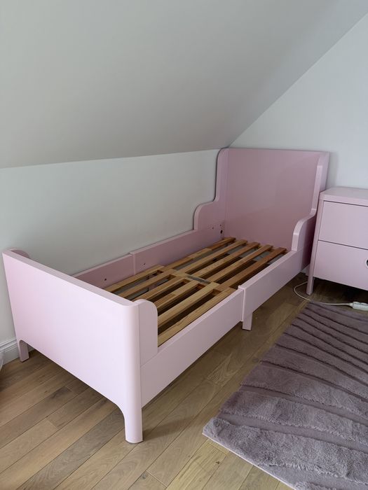 Łóżko ikea busunge + komoda