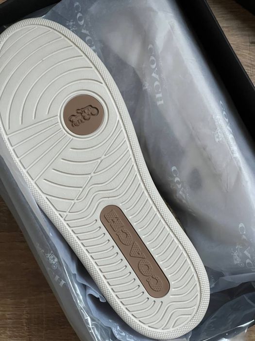 Кросівки кеди Coach беж