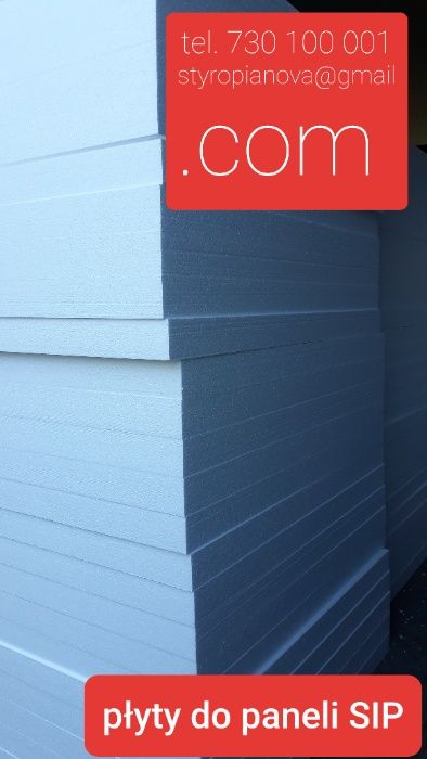 Styropian w dużych płytach duży format 300x100 300x120 wysyłka