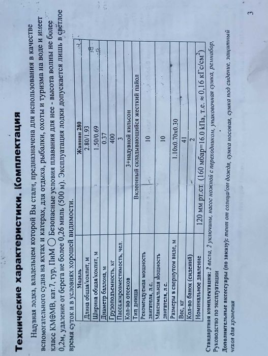 Лодка ПВХ Фиорд-Бот Жаннин 280М