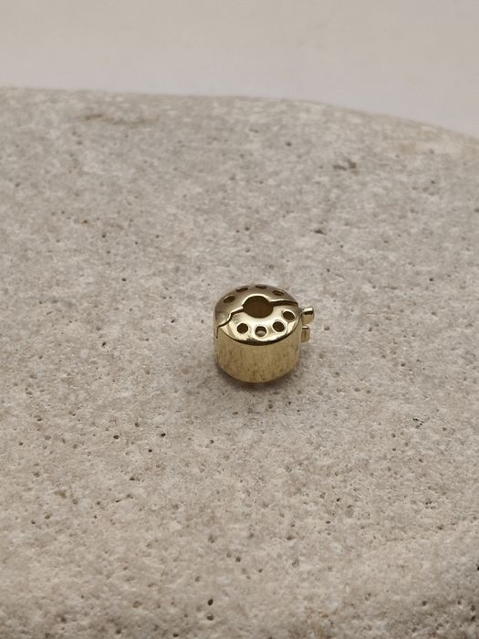 Złoty Charms stoper do bransoletki modułowej