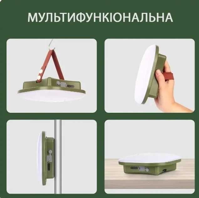 Акумуляторна LED лампа фонарь світильник MOS-LY01-G 80W/13500 Mah/IP65