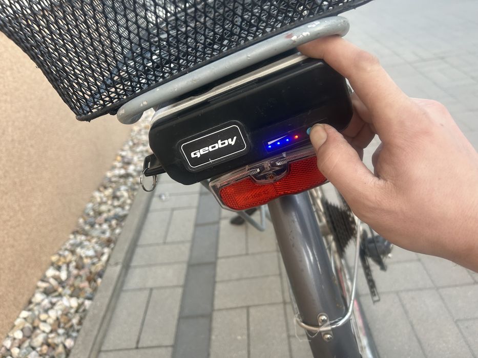 Rower elektryczny ebike geobike tourning koza miejska 28”