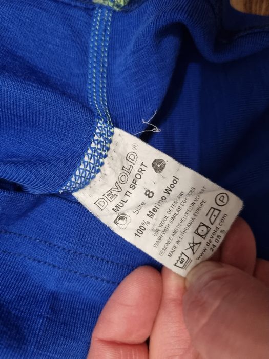 Odzież termiczna koszulka bluzka Devold 128cm 7-8lat