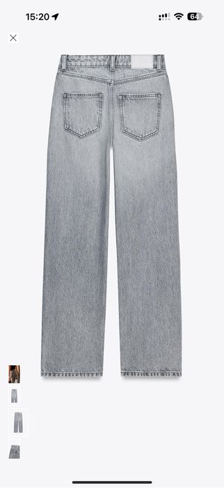 straight leg zara джинси