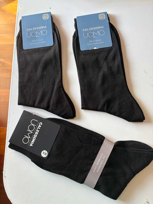 3 pares Meias Calzedonia - Pretas - Homem - 40/41 - Novas