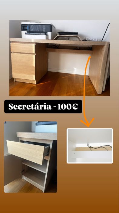 Secretária para escritório