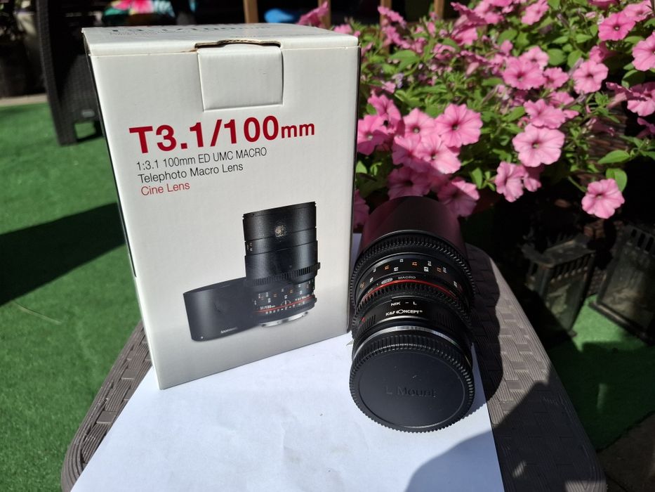 Samyang macro 100mm T3.1 L-Mount! Panasonic, Blackmagic