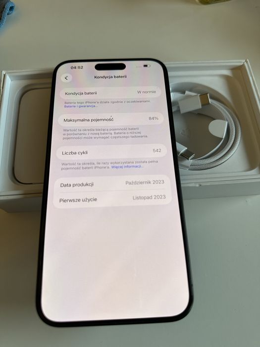 Iphone 15 pro max 256 gb czarny zadbany !!