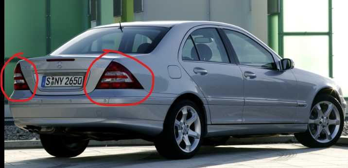 Farol Traseiro para Mercedes Classe C Sedan W203