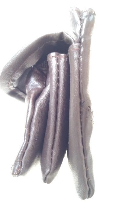 portfel damski skórzany brązowy