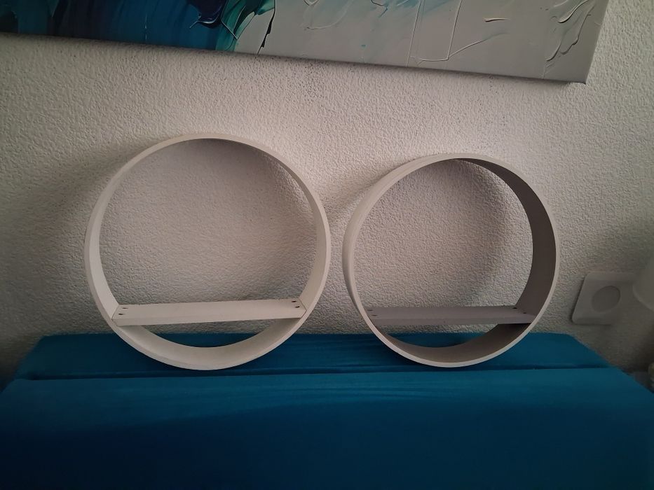 Półki okrągłe wiszące 2szt