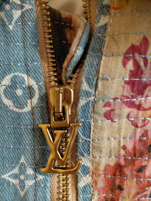 Джинсова куртка в стилі Louis Vuitton (LV)