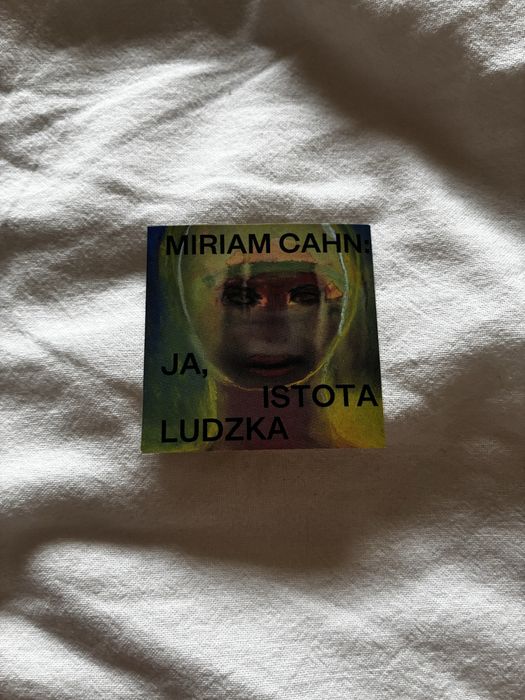 Miriam cahn ja istota ludzka