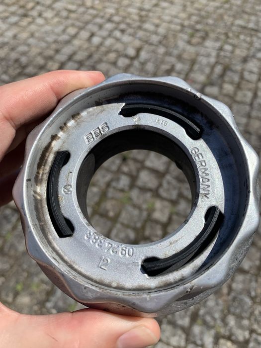 Jantes originais BBS 5x112 em 17 com pneus (Aplicadas em Golf GTI)