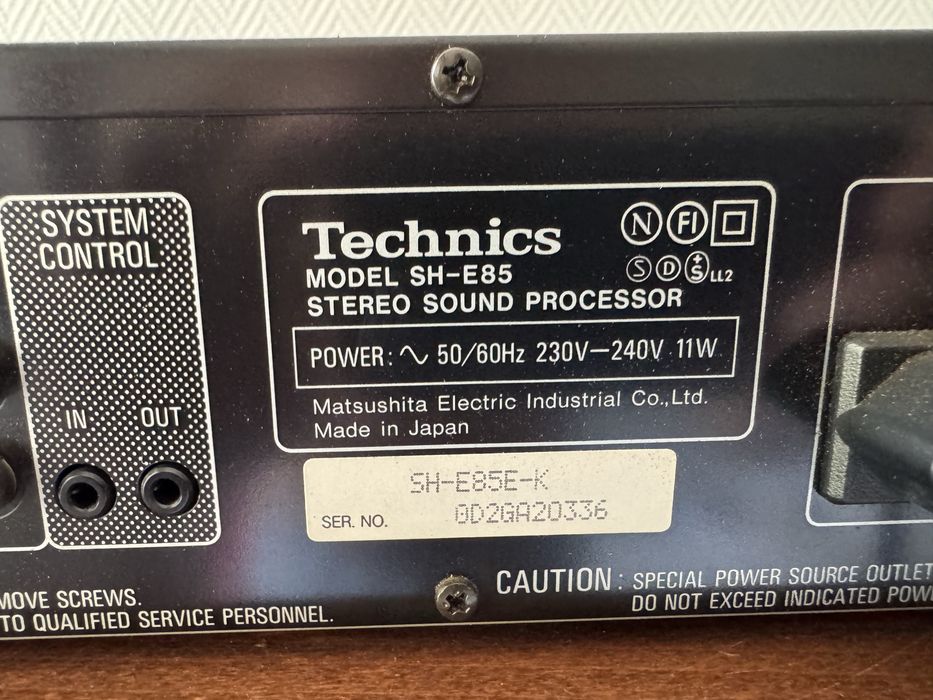 Equalizer Technics SH-E85