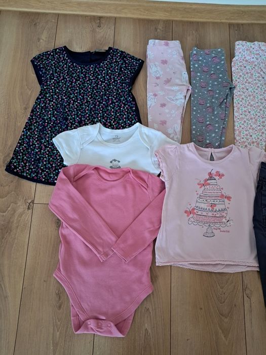 Paka ubranek dla dziewczynki r. 92