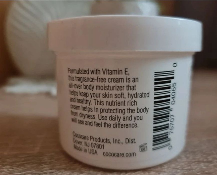Cococare Krem z naturalną witaminą E, z USA, 110 g. BEZ parabenów