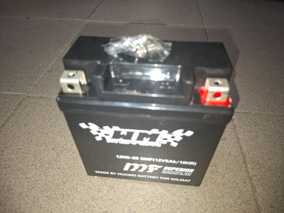 Nowy akumulator 12v 12N3 wsk shl wfm mz jawa simson