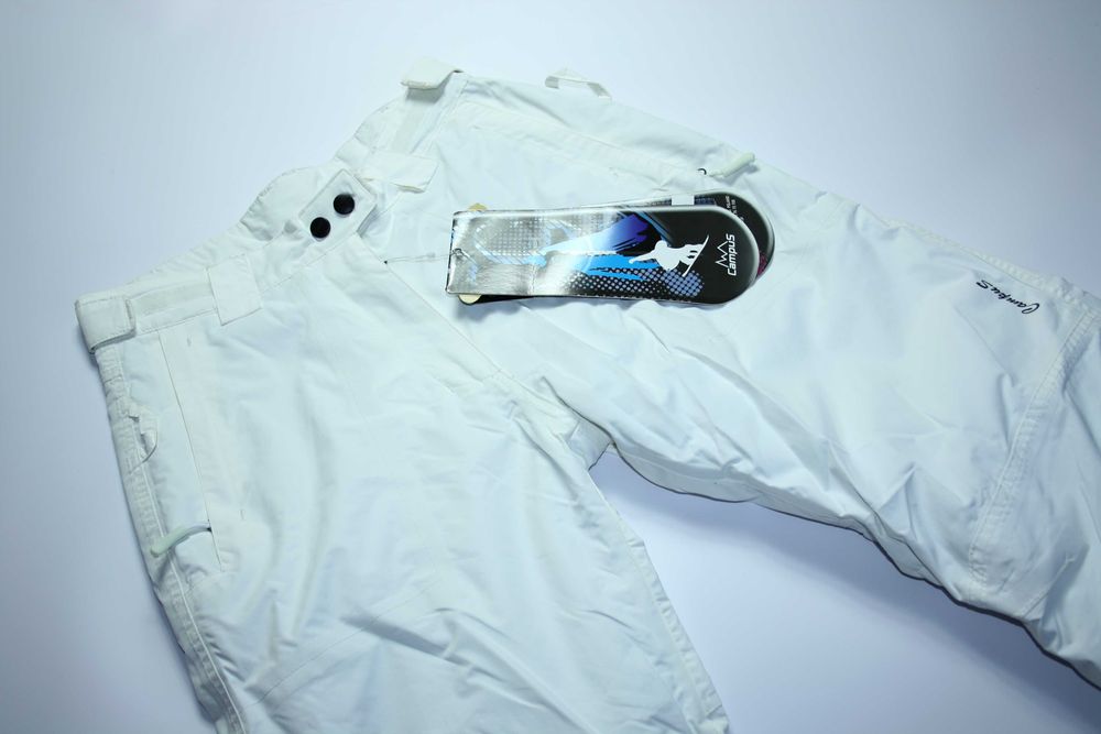 spodnie damskie snowboardowe białe Campus DIONE nowe r. XL/42